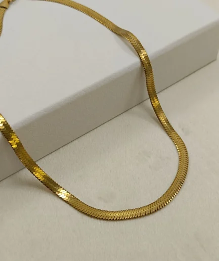 Snake Chain Necklace Wid