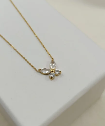 Sparkling Butterfly Necklace
