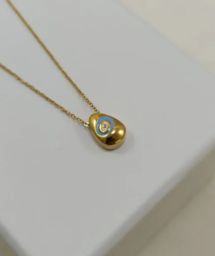 Turquoise Evil Eye Necklace
