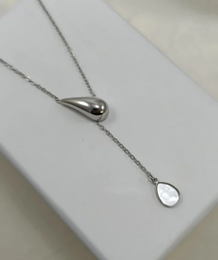 Teardrop Duet Necklace